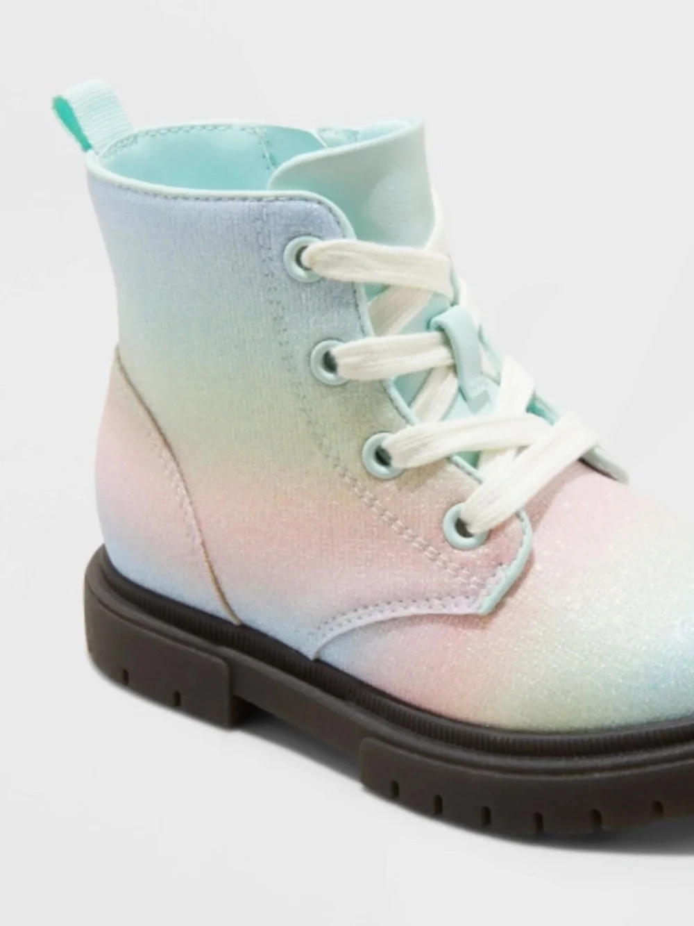 Toddler Girls' Amaya Lace-up Combat Boots - Cat & Jack 6  NWB